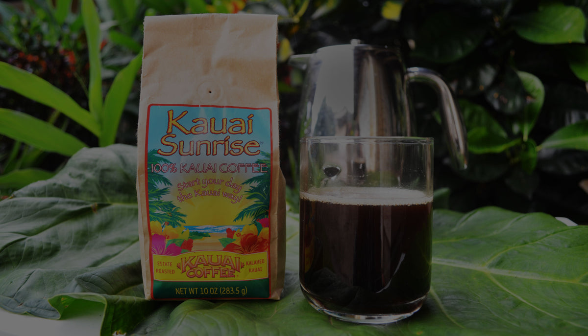 How to Brew Kauai Sunrise Coffee with a French Press Kauai Coffee