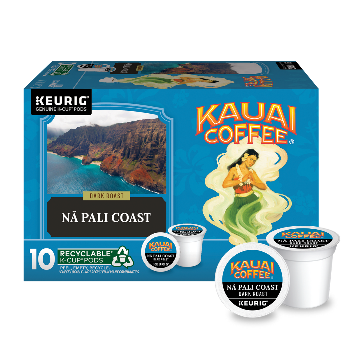 NaPali Coast Keurig® K-Cup® Pods - Dark Roast – Kauai Coffee