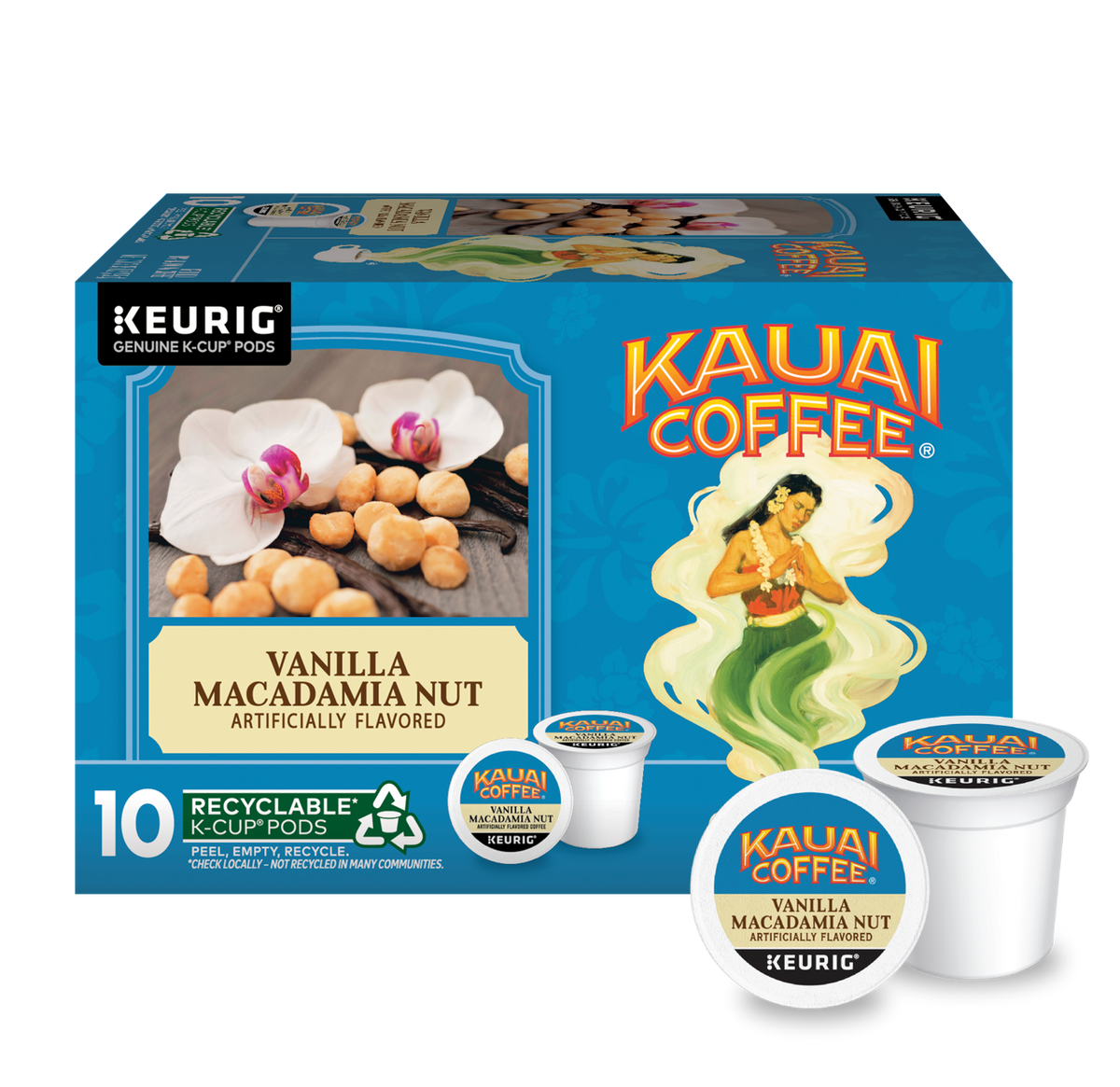 Vanilla Macadamia Nut Flavor Keurig® K-Cup® Pods – Kauai Coffee