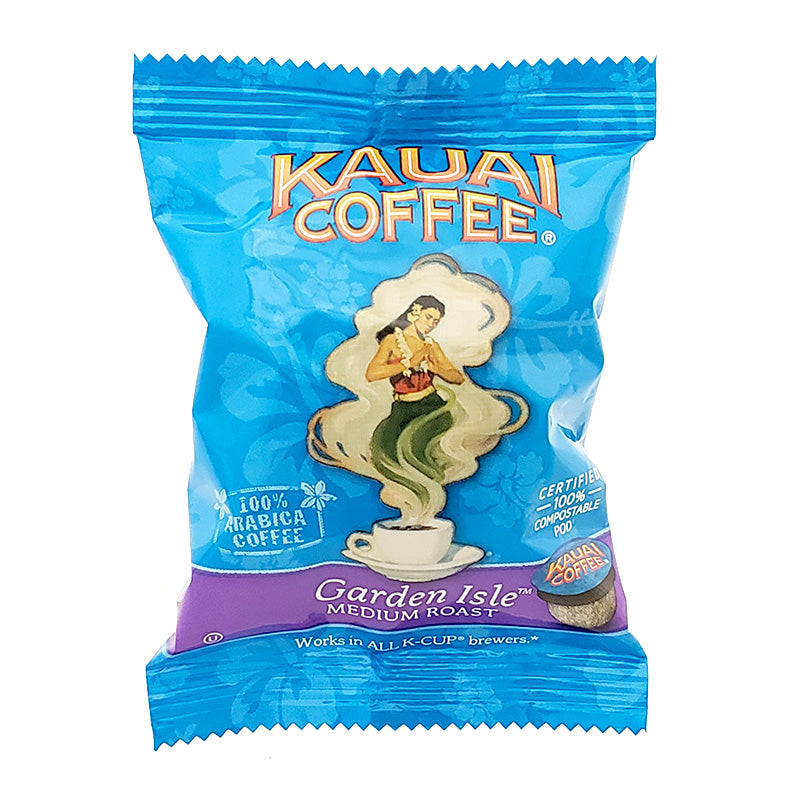 Garden Isle Single Serve Pods Medium Roast 100 Compostable 72 C