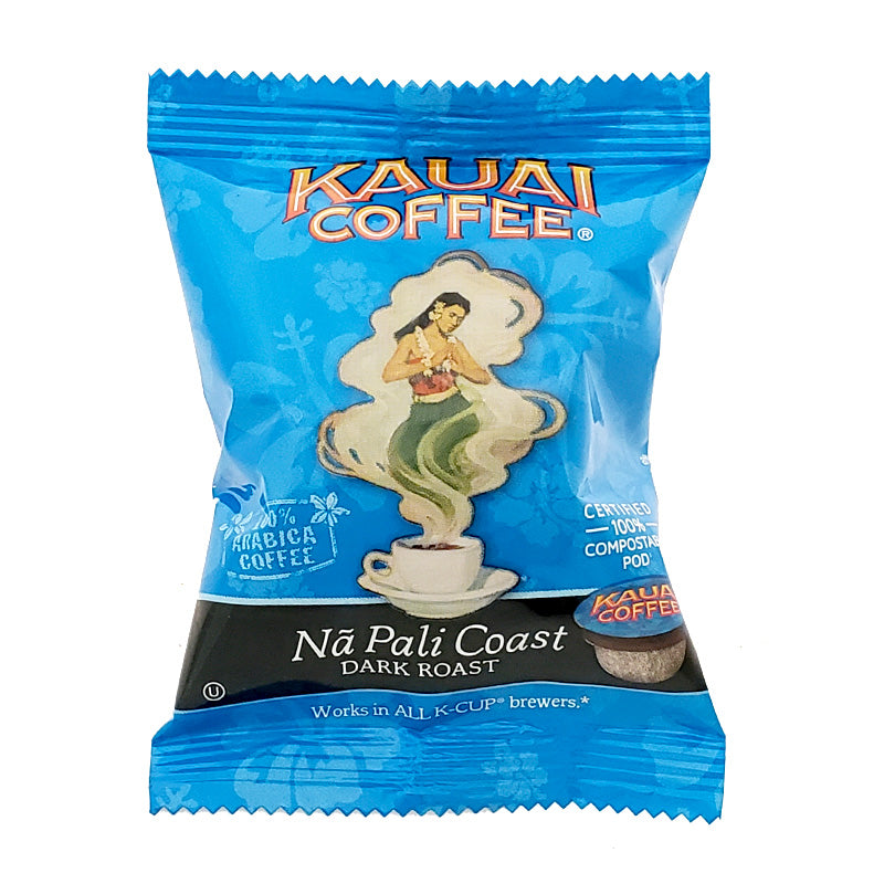 NaPali Coast Single Serve Pods Dark Roast 100 Compostable 72 Co