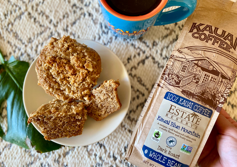 Coffee Cake Muffins to Share with Hawaiian Coffee This Holiday Season