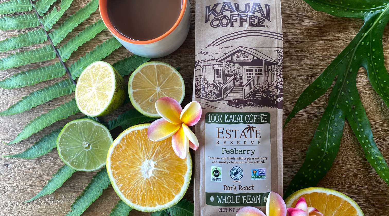 kauai coffee peaberry dark roast