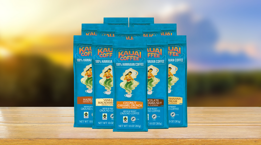 Flavored kauai coffee