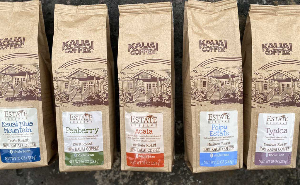 , kauai coffee typica medium roast, Kauai Coffee self guided tour