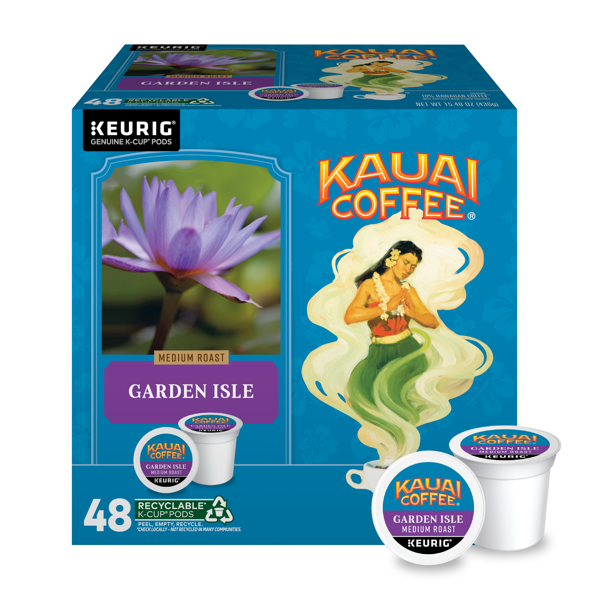 Garden Isle Keurig® K-Cup® Pods - Medium Roast – Kauai Coffee