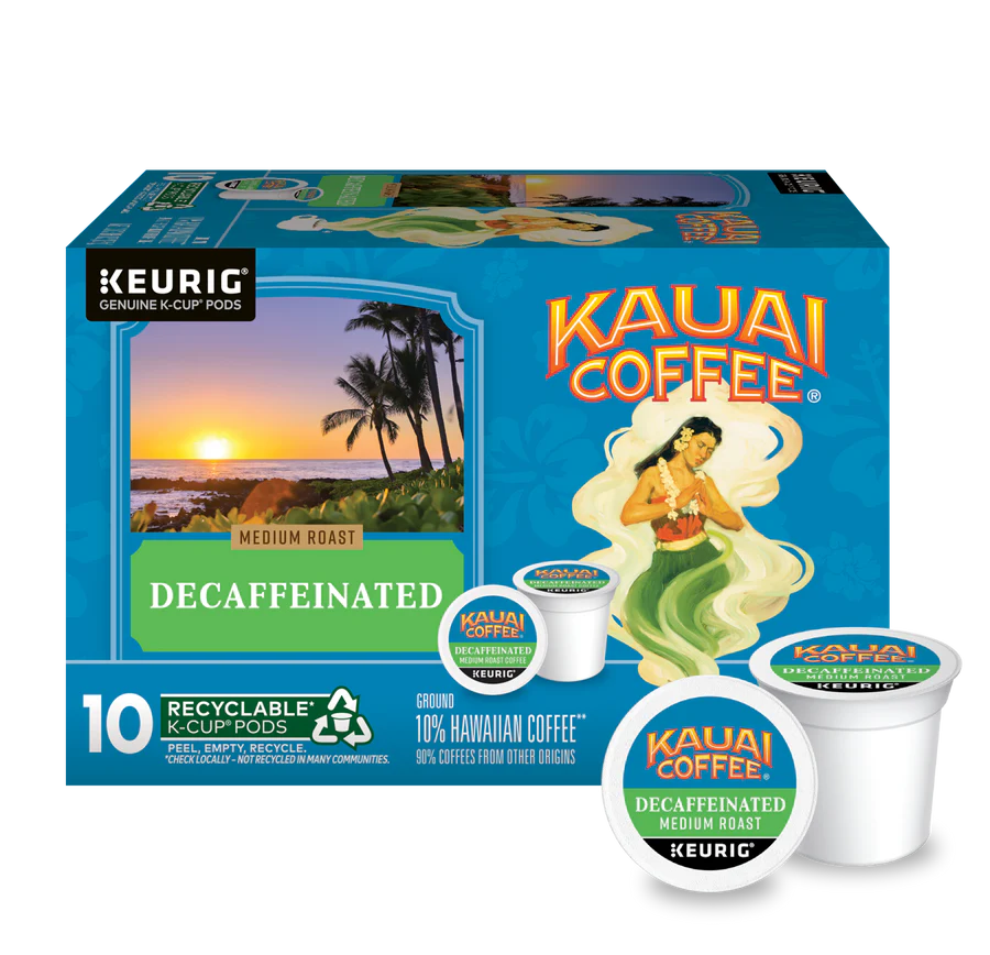 Decaf Keurig K-Cup® Pods - Medium Roast – Kauai Coffee