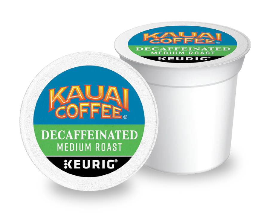 Kauai Coffee Decaffeinated, K-Cup Coffee Pods, 10 ct