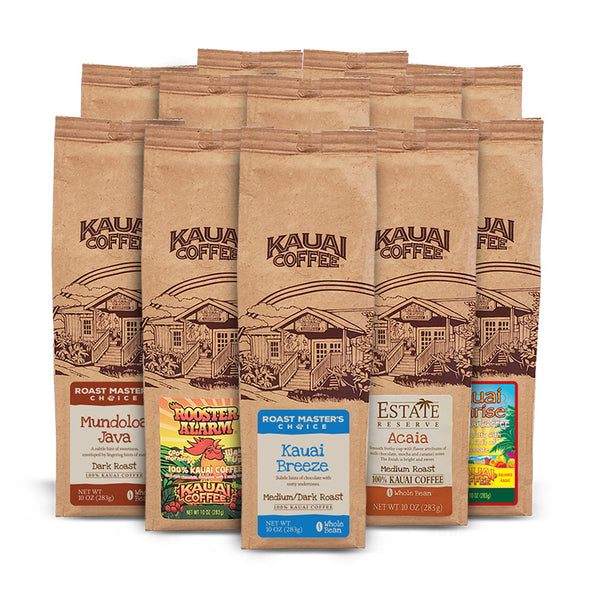 Coffee of the Month - Medium & Dark Roast – Kauai Coffee