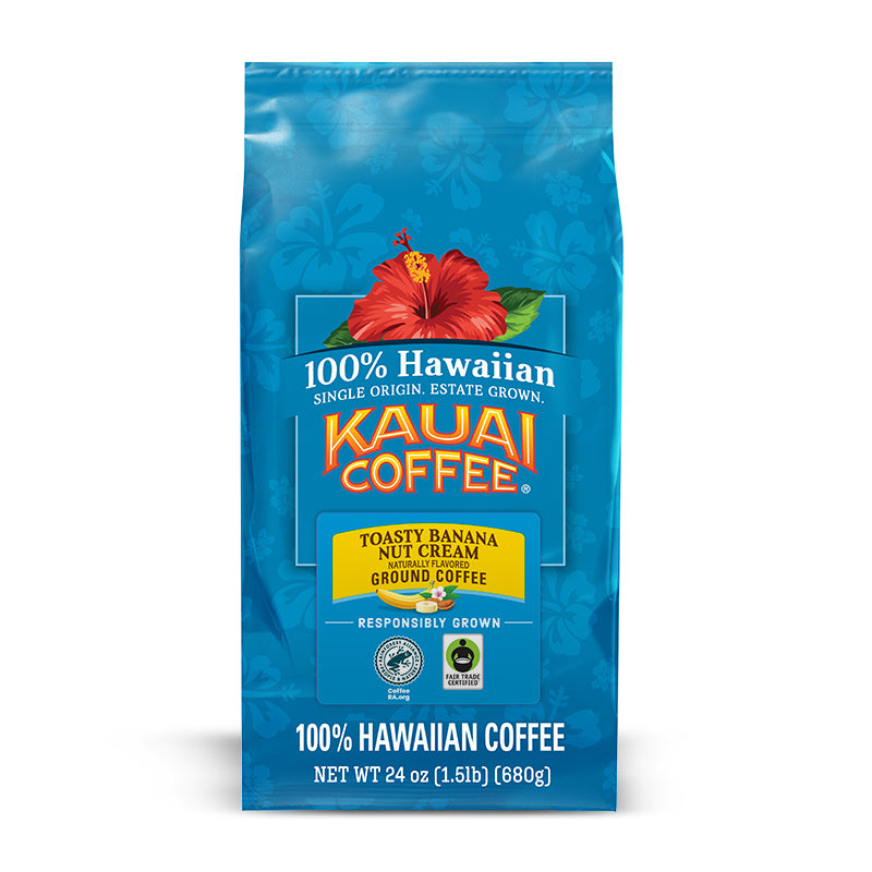 Hawaiian Toasty Banana Nut Cream - 100% Hawaiian – Kauai Coffee